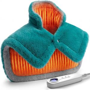 IZZUBIZ Neck Shoulder Heating Pad Gift for Back Pain Relief, Electric Weighted Heat Pads for Cramps, Leg and Foot, Gifts for Christmas, Mothers Day, Fathers Day, Birthday, Women, Men, Mom, Dad