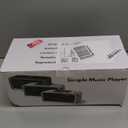 One-Button Music Player for Seniors, Simple Music Player for Elderly & Dementia Patients, MP3 Player Device with 32GB TF Card, Gift for Alzheimers, Visually & Mobility-Impaired (Cyan)