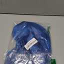 Short Bob Wavy Wig with Bangs for Women Loose Curly Shoulder Length Synthetic Cosplay Wig Bob for Girl Colorful Costume Wigs (Blue)