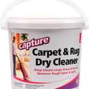 Capture Carpet & Rug Dry Cleaner w/Resealable lid - Home, Car, Dogs & Cats Pet Carpet Cleaner Solution - Strength Odor Eliminator, Stains Spot Remover, Non Liquid & No Harsh Chemical (4 Pound)