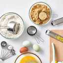 Martha Stewart Richburn 4-Piece Stainless Steel Measuring Cups Set Durable and Accurate Kitchen Measuring Tools for Baking and Cooking