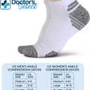 Pembrook Ankle Compression Socks for Women & Men - 4 Pairs | Sports Running Compression Socks | Athletic Ankle Support Socks, XX-Large