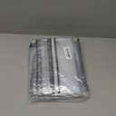 LANDNEOO 6 Pack Clear Garment Bags for Hanging Clothes with Zippers on Double Sides - 10'' Clothes Storage for Coat, Dress, and Fur in Closet - 40'' Long Suit Bags