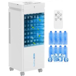Portable Air Conditioners, 3-IN-1 Evaporative Air Cooler,Cooling Fans that Blow Cold Air with 60 Oscillation,9H Timer,3 Modes & 12 Speeds, 8 Ice Packs, Windowless Portable AC for Room,Bedroom,Office