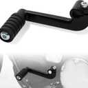 WOWTK Shift Lever + Shifter peg for Harley '04-'22 Sportster XL 1200 883 w/Mid-Controls, Black