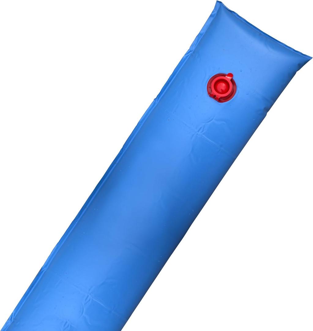 Robelle 3808 Deluxe 16g. Single-Chamber 8-Foot Blue Winter Water Tube For Swimming Pool Covers