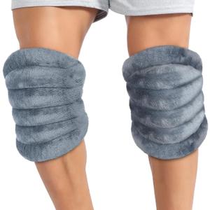 Atsuwell Microwave Heating Pad for Knees, Microwavable Heated Knee Wrap for Elbow, Cramps, Muscle, Joint, Knee Heating Pad Microwavable Warm Compression, 2 Packs