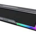 Bluedee Computer Speakers for Desktop PC, 3.5mm Aux PC Speakers for Desktop with Dynamic RGB Light, Wired USB Plug & Play Computer Sound Bar, Inline-Controlled Gaming Speakers for PC, Laptop