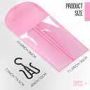 2PCS Wig Holder Wig Storage Portable Wig Bags Storage with Hanger Hair Extension Holder for Styling Wig Storage Bags Wig Organizer for Multiple Wigs Stand Hair Extensions, Wigs & Accessories (Pink)