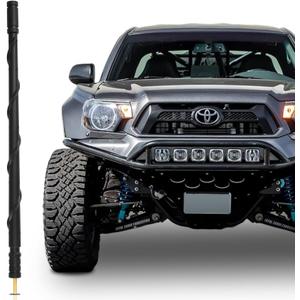 VOFONO 13 Inch Antenna Compatible with Toyota Tundra 2000-2022, Tacoma 1995-2015, Compatible with FJ Cruiser 2007-2015, New Spiral Flex Rubber Antenna Replacement Pickup Truck Accessories