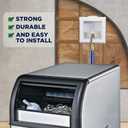 Highcraft TC100 Universal Inlet/Outlet Box Replacement White ABS