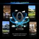 2026 TV Antenna for Smart TV and Old TV, 2200+ Miles Range HD Digital TV Antenna Indoor with 360 Signal Strongest Booster, Supports Local Channels 1080P 4K Reception for Home, RV, Camping (33ft)