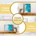 Gold 17x24 Picture Frame Lightweight yet Durable Frame Wall Hanging