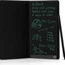 LCD Writing Tablet for Adults: 6.5 Inch with Leather Case Full Screen Reusable Digital Notepad Portable Use for Office Study Teaching