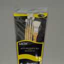GACDR Gilding Brush Set, 7 Pieces Versatile Goat Hair Blending Mop Brushes for Acrylic Painting Wartercolor Foil Gold Leaf Flakes Sheets