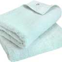 Towel, 6 Piece Bath Towel Set, Japanese Towels, Quick-Dry Towel, Soft and Highly Absorbent, Air&Thin, Mist Blue