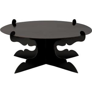 12 inch One Tier Cardboard Cake Stand,Black Cupcake Stand for Birthday Wedding DIY Dessert Decoration