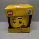Room Copenhagen, Lego Storage Heads Stackable Storage Container - Buildable Organizational Bins for Kids Toys and Accessories - 9.45 x 9.45 x 10.67in - Large, Silly, Holds 500 Bricks