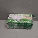 SWIFTLITE Disposable Vinyl Gloves, Food Safe, Latex-Free Powder-Free Clear Plastic Gloves for Cooking, House Clean, Food Prep, L