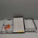 EsLuker.ly Coffee Mug Cup Holder Stand Bar Station Organizer for Countertop, Multi-Functional 2 Tier Mug Tree Rack for Kitchen, Storage Shelf with 12 Hooks, Light Grey-Black(Patented Design)