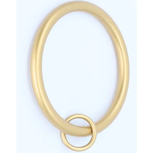 14 Pack Curtain Rings with Eyelets Metal Drapery Ring for Curtain