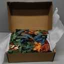 Ling's moment 2PCS Burnt Orange Artificial Flower Garland Wedding Arch Flowers Floral Swags Centerpieces Teal Blue Rose Terracotta Garlands Greenery for Table Easel Wall Entryway Board Backdrop