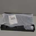 Wireless Keyboard and Mouse Combo, 2.4G Full Size Wave Keys Ergonomic Keyboard with Wrist Rest and 3-Level DPI Adjustable Wireless Ergonomic Mouse for Windows, Mac OS Desktop/Laptop/PC (Black)