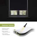 100% Blackout Cordless Roller Window Shades,Blackout Window Blinds,Thermal Insulated UV Protection Roller Blinds,Door Blind,Window Shades Pull Down for Home,Office,Easy to Install,34" W x 72" H,White