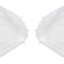 NewYall Pair Left and Right Clear Headlight Lens Covers with Gaskets for Chevrolet Corvette C6 2005-2013
