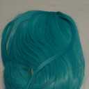 LABEAUT Teal Green Unsex Cosplay Wig for Men Woman for Short Straight Cosplay Wig with Bangs for Anime Heat Resistant Hair for Party and Halloween Costume Christmas Synthetic Hair