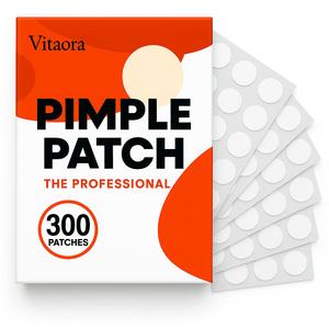 Pimple Patches for Acne (300 Count, 4 Sizes)  Hydrocolloid Zit Stickers with Salicylic Acid, Tea Tree & Calendula  Invisible Overnight Acne Patches for Fast Healing & Clear Skin