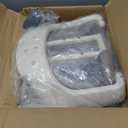 Kid's Bike seat Front Child Carrier Bike Chair for Bicycle Kids seat for Children 2~4 Years,Weight 55 lbs (front mounted off-white)