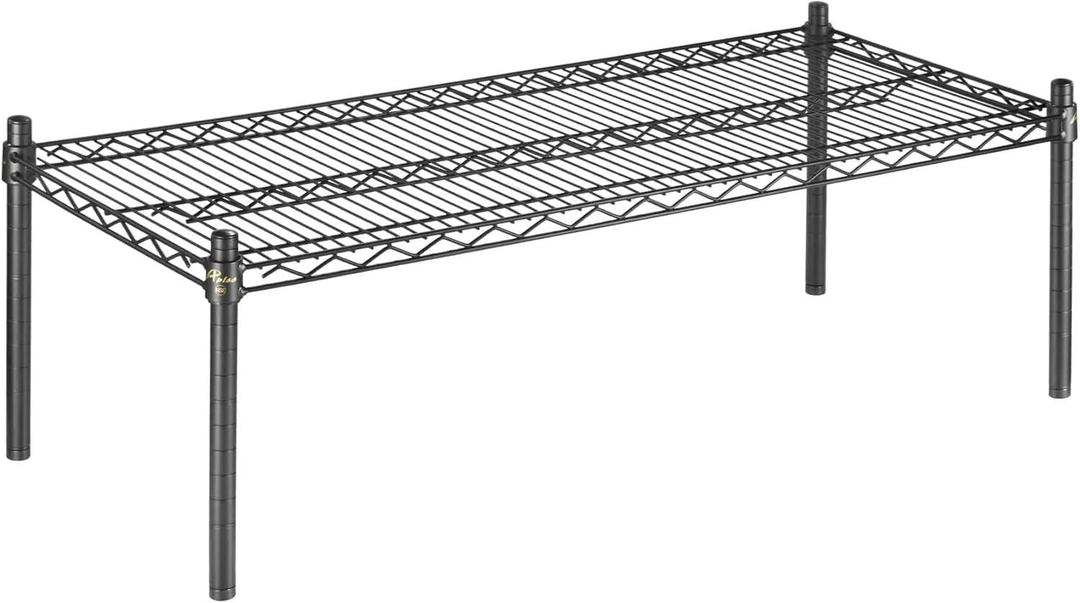 APLSS Dunnage Storage Rack, 24"×48"×14"(8"), NSF Certified, Height Adjustable, Moist&Dry Enviroments, for Kitchen Garage Walk-in Cooler&Freezer Dishroom, 800 Lbs Capacity,