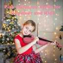 Crafteem 1/4 Fiddle Pick Colored Premium Violin Outfit for Beginners Adults Kids With 5 Color Fingering Tape- Handcrafted Student Beginner Violin. (Pink, 1/4)