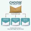 Pillowflex Synthetic Down Pillow Insert - 14x20 Down Alternative Pillow, Ultra Soft, Small Rectangle, Lumbar, Travel, Neck, Sleeping Pillow - 1 Decorative Pillow Form, 14 Inch by 20 Inch