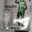 Spooktacular Creations Skeleton Costume Adult Women, Glow in the Dark Costume, Plush Skeleton Zippered Hoodie for Halloween Dress Up Parties-XL