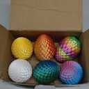 6 Pcs 3D Printed Dragon Eggs with Dragon Inside, Mini Dragon Egg Fidget Toy 3D Articulated Crystal Dragon Eggs, Easter Basket Stuffers 3D Printed Easter Eggs Animals Toy Set (Multicolor-6pcs)