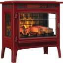 duraflame Freestanding Electric Fireplace Stove Heater with 3D Flame Effect for 1,000 Sq. Ft. Cinnamon