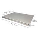 Stainless Steel Cutting Boards for Kitchen,Baking Board,Pastry Board,kneading Panel - Suitable for Cutting Vegetables, Fruits, Meat,bread - Easy To Clean and Store (90x58cm/35.5x22.8in)
