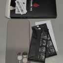 FireNova Designed for iPhone 16 Pro Max Case, Silicone Upgraded [Camera Protection] Phone Case, Soft Anti-Scratch Microfiber Lining Inside, 2024, Natural Titanium