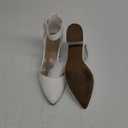 DREAM PAIRS ANNEE Pointed Toe Low Chunky Heels Pump Shoes (7)