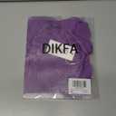 DIKFA Lingerie for Women Lace Babydoll Sleepwear V Neck Open Front Chemises Sexy Spaghetti Strap Nightgown, Size Small