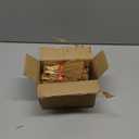 Cindeer 30 Pcs Miniature Halloween Mini Straw Brooms Artificial Halloween Straw Craft Decoration Small Dollhouse Witch Broomstick with Red Ropes Wizard Witches Accessory for Costume Cosplay Party