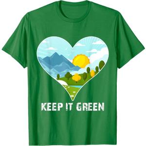 Keep it Green Save the Planet Earth Day 2021 Gift Idea T-Shirt