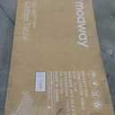 Modway Tahoe Aluminum Outdoor Patio Coffee Table in White 26.5 x 51 x 12 inches