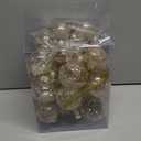 Christmas Ornaments Set, 30ct Clear Champagne Christmas Ornaments for Christmas Decoration Large Shatterproof Plastic Balls Xmas Tree Ornaments for Home Decor Wedding Party Gifts- Multi-Size