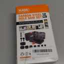 KATA Hole Saw Kit, 20PCS Hole Saw Set with 3/4"-6"(19-152mm) Multi-Size Saw Blades, Precision Hole Saw Drill Bit Kit with Mandrels & Solid Storage Case Cutting for Drywall, Soft Wood, PVC, Plastic