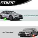 GearUp LED Fog Lights for Subaru WRX 2022-2026 Daytime Running Lights