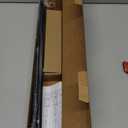 5/8” Diameter Curtain Rods 3045 Inch, for 3039 Inch Windows, Adjustable Splicing Black Curtain Rods for Windows with Brackets, Window Rod Long Small Curtains Rod, 2 Pack