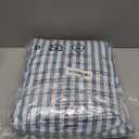 Queen Size 4 Piece Sheet Set - Comfy Breathable & Cooling Bed Sheets Set - Hotel Luxury Bedding for Women, Men, Kids, Teens, Boys & Girls - Deep Pockets, Soft, Wrinkle Free - Oeko-Tex - Blue Stripes 2